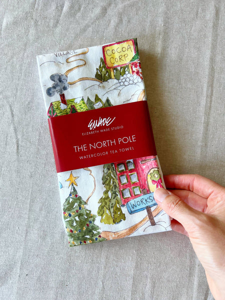 Tea Towel - Santa's North Pole Tea Towel