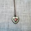 Estate Collection Necklace - Sterling Heart Necklace