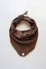 Bandana - Limited Chocolate Classic Print Plant Dyed Bandana