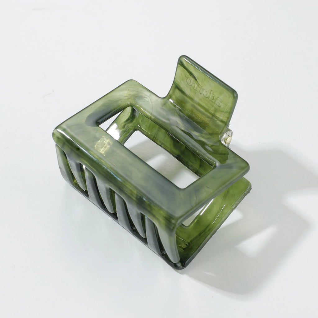 hair Accessories - Jade Green Small/Medium Claw Clips