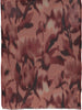 Scarf - Floral Dreams Lightweight Wool Wrap: Sepia rose