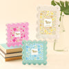Picture Frame - Square Scalloped Acrylic Frame-Hot Pink