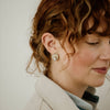 Earrings - Bali Pearl Studs in Brass or Gold
