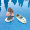 Ryder's Racing Bath Boats: Petal Pink or Powder Blue
