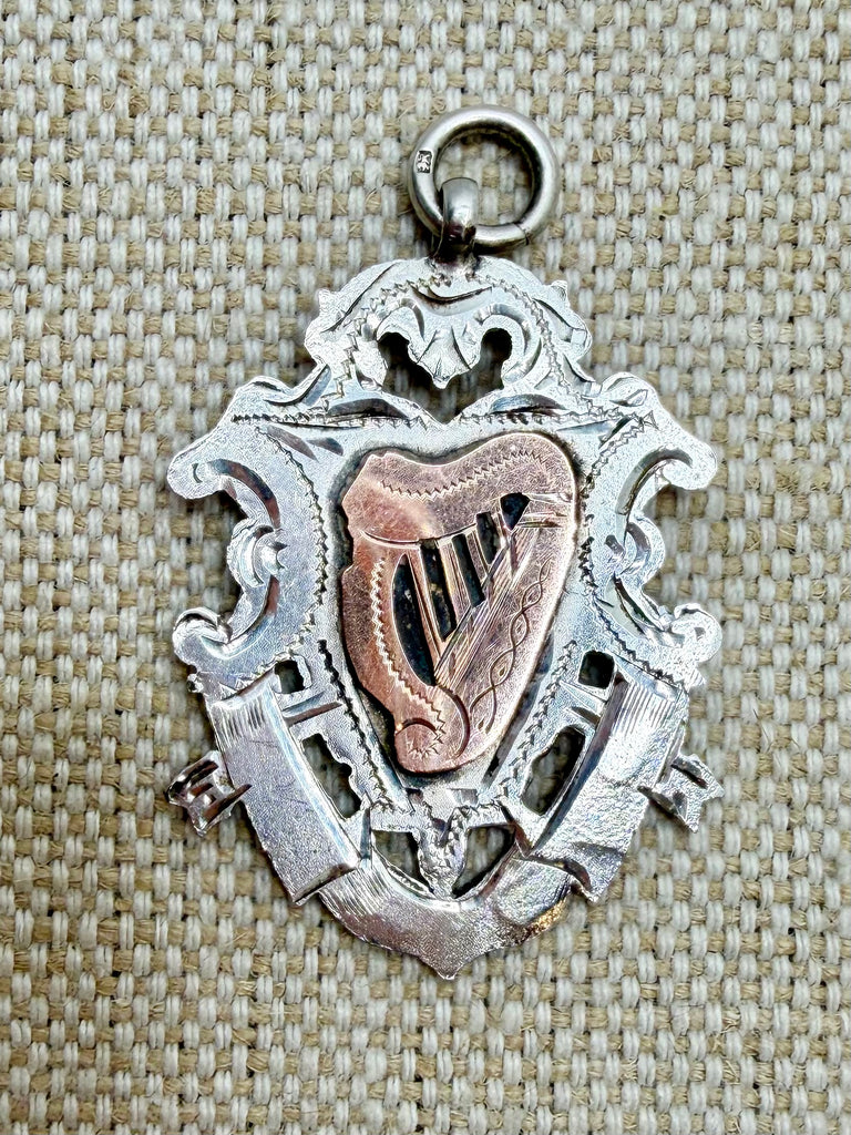 Estate Collection - Fob -  Sterling Irish Hurling Medal Fob
