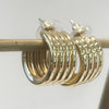 Earrings - Gold Plated  Thick Gold Hoop