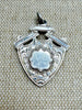 Estate Collection - Fob - Sterling Engraved Shield Fob