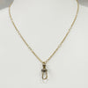 Vignette Necklace - Swivel Clasp w/Diamonds