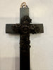 Estate Collection - Vintage Victorian Carved Mourning Cross Pendant