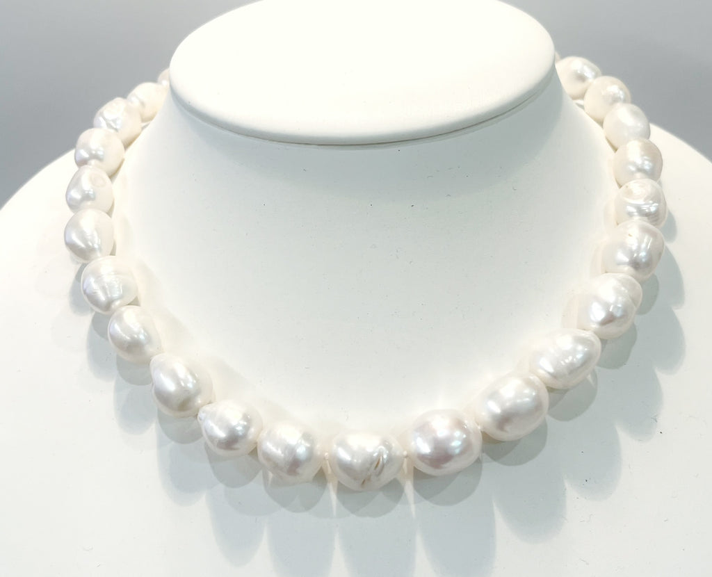 Necklace - Large Fresh water Pearl 12-14MM