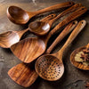 Wooden Cooking Utensils - 7-Piece Set
