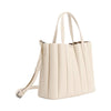 Purse - Adela Recycled Ivory Vegan Leather Tote Bag