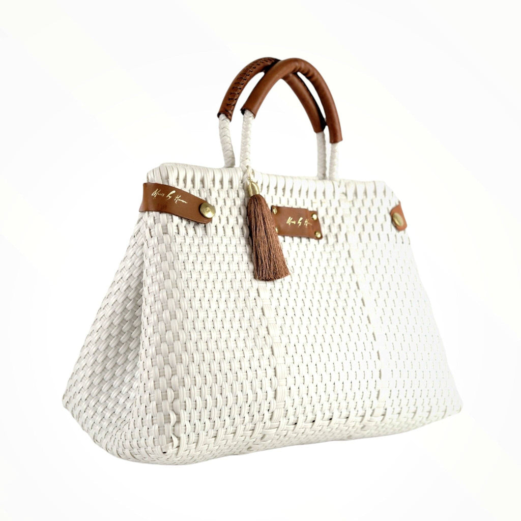 Purse - Less Pollution Convertible Handbag - White Essence