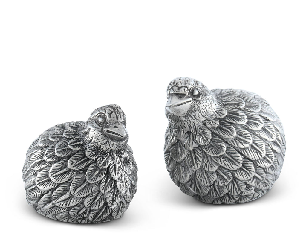 Salt and Pepper - Quail Salt and Pepper - Pewter
