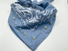 Bandana - Mini Bouquet - Soft Blue
