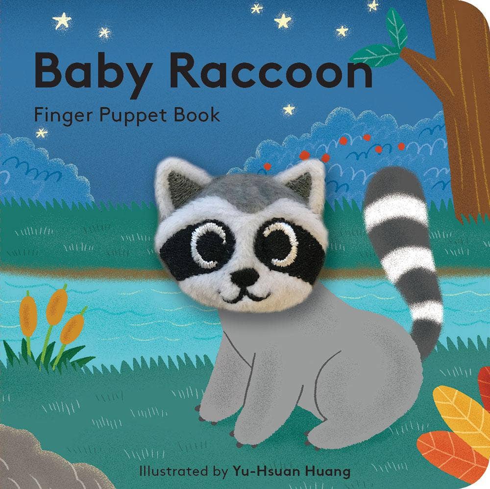 Book - Baby Raccoon Finger Puppet Book