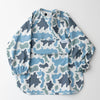 The Grayson Long Sleeve Bib - In Pink or Blue Camo 6-36Month