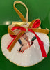 Ornaments - Christmas Mallard on Scallop Shell by Fouts and Finch