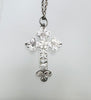 Estate Collection - Necklace Sterling Cross Pendant on Chain