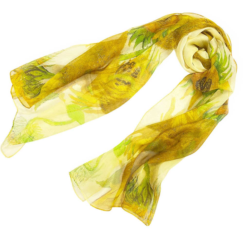 Scarf - Van Gogh Sunflowers Silk Scarf