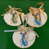 Ornaments - Angel on Irish Flat Shell by Fouts and Finch