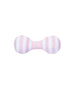 Rattle - Dumbbell Hand-Knit Rattle - 2 Colors: Pink & Blue