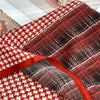 Scarves - Mulberry Silk Scarf – Plaid, Houndstooth & Rose Print