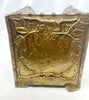 Estate Collection - Embossed Brass Covered Wooden Box