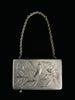 Estate Collection - Silver Art Deco Card Case with Birds