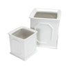 Egno Matte White  Planters - Two Sizes