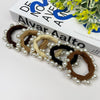 Hair Accessories - Classic Pearl Hair Tie Set of 5