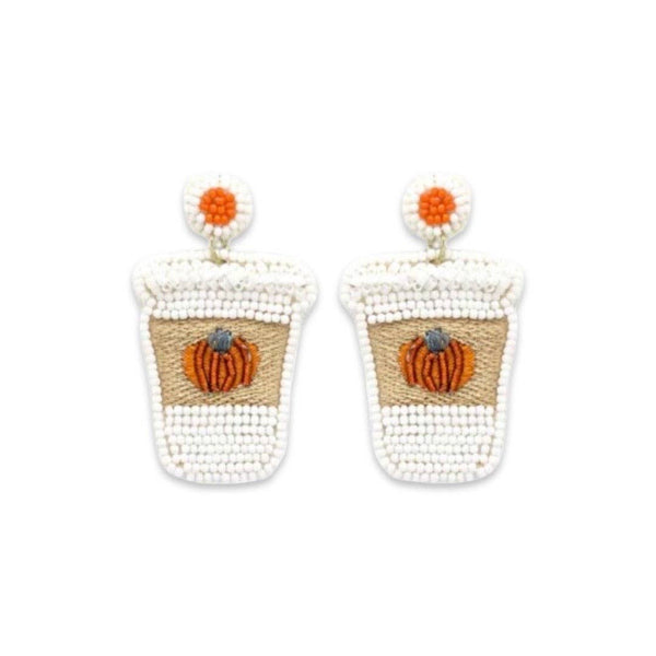 Earrings - Pumpkin Spice Latte Earrings