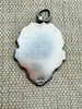 Estate Collection - Fob - Sterling Engraved Shield Watch Fob