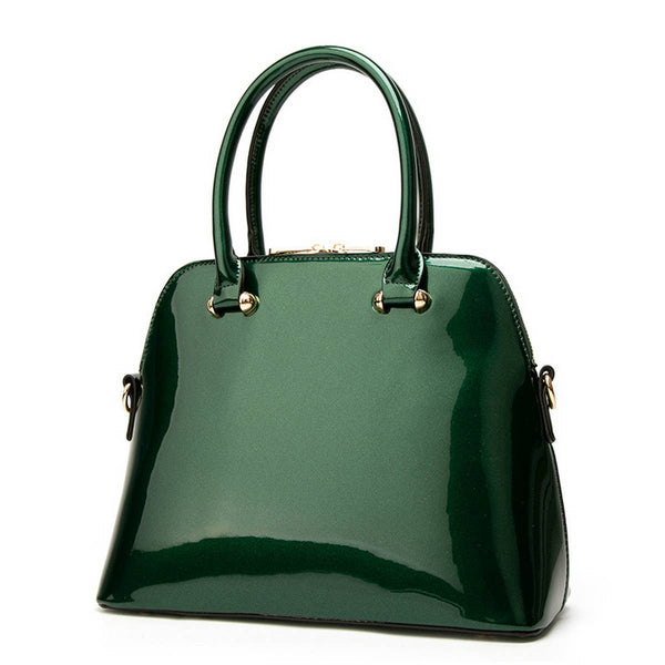 Purse - PATENT LEATHER SHINY HANDBAG