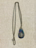 Estate Collection - Vintage Saint Benedict Coin on Abalone Necklace