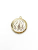 Estate Collection  Gold Locket with Monogram