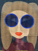 Scarf - GIRLS WITH GLASSES in GREEN MULTI
