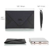 Clutch - Leather Envelope Clutch in Pink