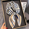 Scarf - Minimalist Striped Silk Scarf