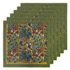 Napkins - Jardin Blue & Vert - Set of 6