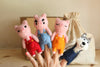 Finger Puppets - Three Little Pigs & Big Wolf Finger Puppets - Set of 4