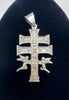 Estate Collection - Sterling Carvaca Cross Pendant
