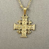 Necklace - Jerusalem Cross - Gold