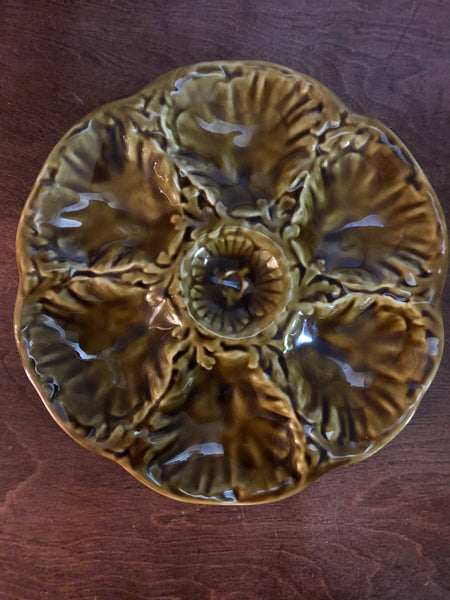 Estate Collection - Vintage Gien Oyster Plate