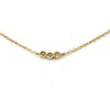 Necklace - Three Diamond 14K Necklace