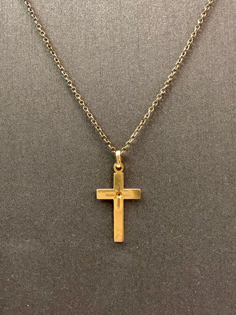 Estate Collection - Necklace - Cross Pendant Necklace