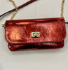 Purse - Patty Clutch in Cherry Metallic