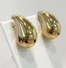 Earrings - Gold Teardrops