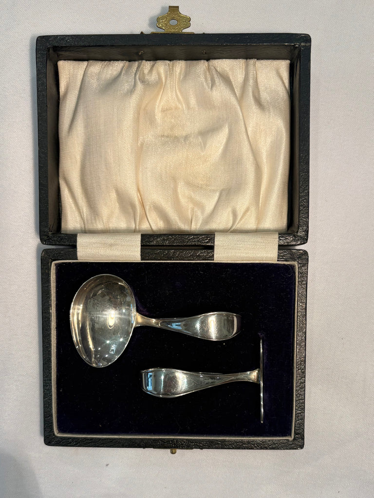 Estate Collection - Vintage Sterling Baby  Feeding Set
