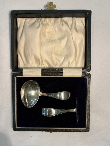 Estate Collection - Vintage Sterling Baby  Feeding Set
